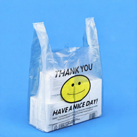 Sacs en plastique pour courses, grand format, épais, élégants, avec logo personnalisé, sacs en plastique pour supermarchés, sacs en plastique pour courses avec logo de remerciement
