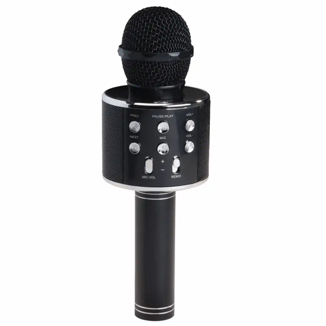 WS-858  Karaoke Microphone Speaker with USB/TF Card Slot