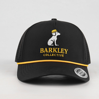 Vente en gros de chapeaux à 5 panneaux avec logo en caoutchouc personnalisé Casquette de golf avec trou découpé au laser Casquette perforée imperméable à l'eau Casquette de baseball personnalisée