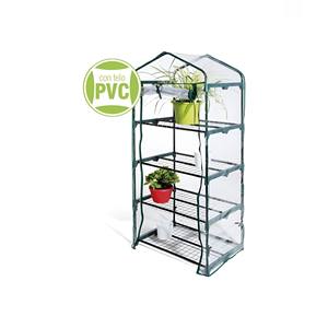 เรือนกระจกโลหะ 4 ชั้น พร้อมผ้าคลุม PVC ขนาด 69x49 สูง 157 ซม. - Product Image 1