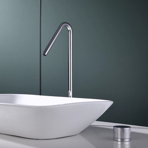 Basin Faucet Dual Handle Ceramic Valve Core <b>Deck</b> Mounted 2 Holes For Bathroom Toilet Hotel - Product Image 3