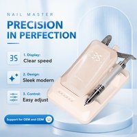 Machine à ongles électrique sans fil rechargeable, 6 vitesses, outil de manucure professionnel