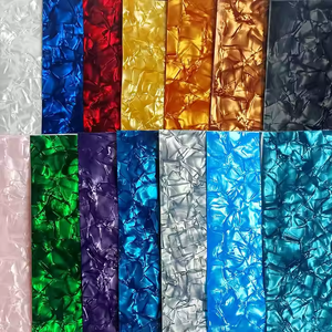 Bán buôn fretboard Chất liệu đầy màu sắc Celluloid nhân tạo Inlay tấm mẹ của ngọc trai tấm cho DIY Guitar <span class=keywords><strong>Pickguard</strong></span> - Product Image 2