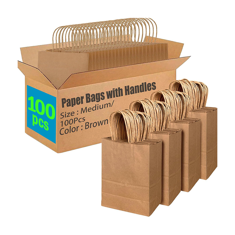 Custom Printed Biodegradable Eco-friendly Food Grade Stand up Kraft Paper Bags with Wholesale Packaging