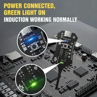 OSS W01 V20 Probador de Inductancia Ultra USB C, Indicador de Energía, Herramienta de Alta Precisión para Solución de Problemas de Circuitos