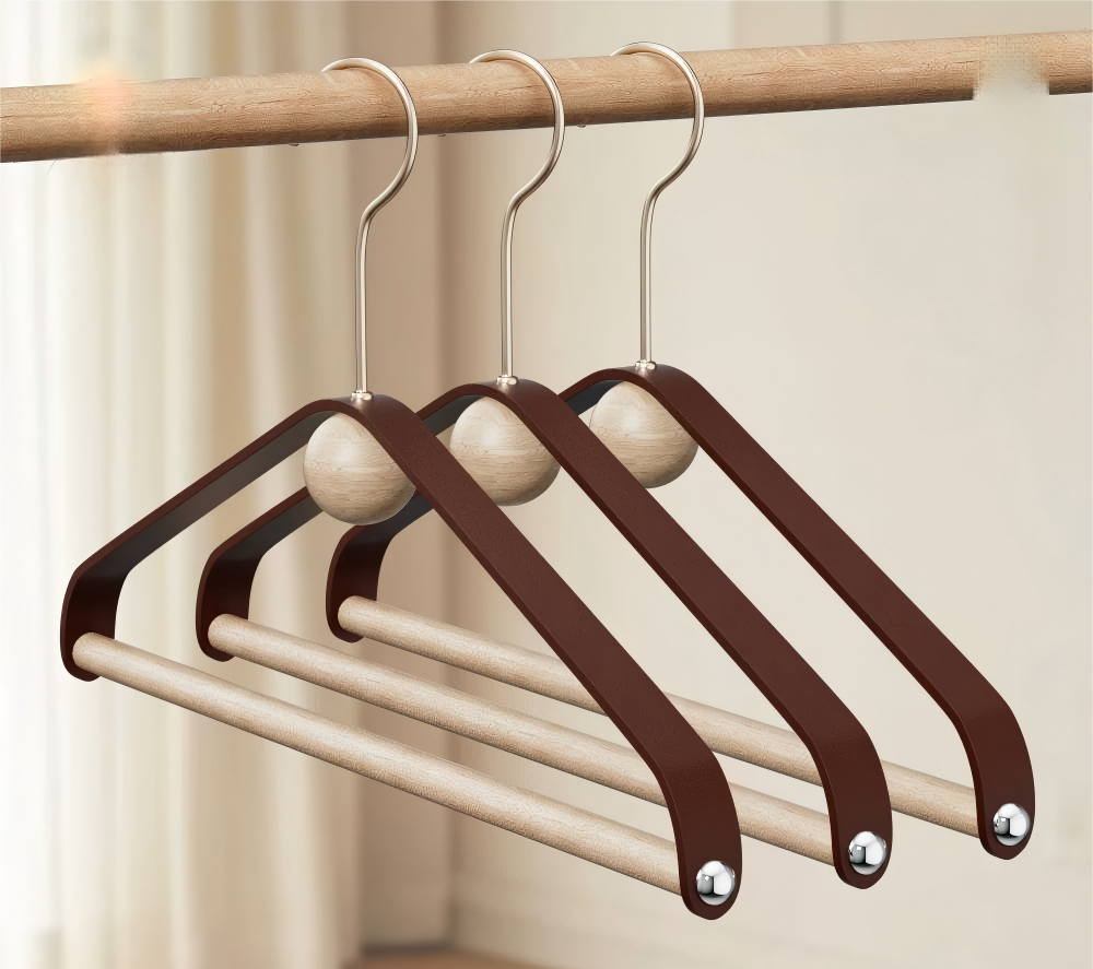 Cintura marrone con gancio lungo 15 cm