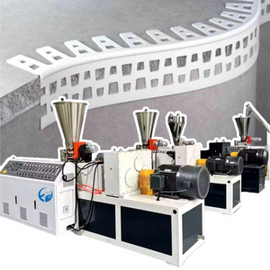 Machine de production de profilés YinYang, ligne d'extrusion plastique, rainure pour bordure de carrelage mural en céramique, plâtre - Product Image 1