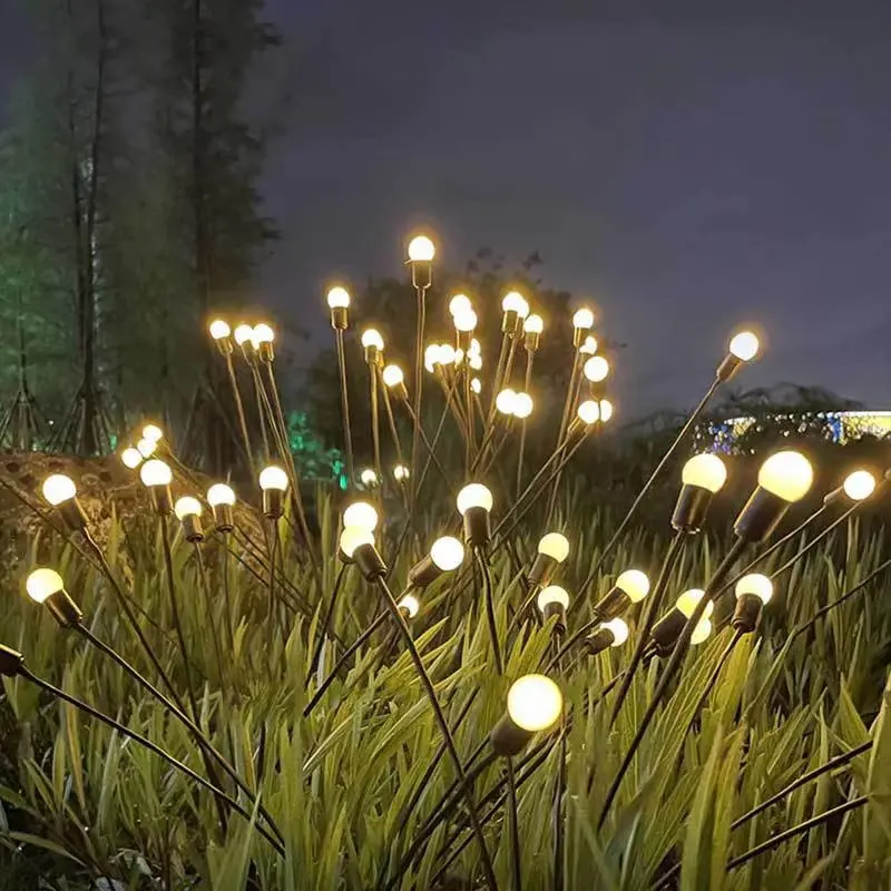 Solar Firefly Lights Outdoor Lights Garden Lights Outdoor Waterproof 6 Leds/8 Leds/10 Leds Garden Decoration Lights