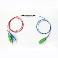 FTTH fibra óptica WDM FWDM módulo 1310/1490/1550nm FBT splitter 1*2 acoplador