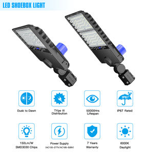 Lampadaire de parking extérieur haute performance Hishine IP65 étanche 100W 150W 200W 300W a mené le réverbère - Product Image 4