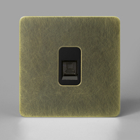 Toma de corriente con puertos USB, varilla de latón, acero inoxidable, acabado en bronce, interruptor de pared de palanca enchufe estándar francés/UE/Reino Unido