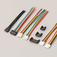 موصلات إلكترونية مخصصة من نوع Molex Picoblade بخطوة 1.25 مم، سلسلة MX1.25، 2/3/4/5 مخارج، أسلاك تمديد معزولة بالـ PVC، 10 دبابيس