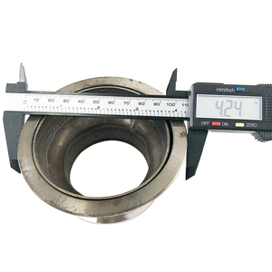 3.5 "वी-बैंड टू <span class=keywords><strong>2</strong></span>.5" वी-बैंड फ्लैंज एडाप्टर, <span class=keywords><strong>2</strong></span>-इंच की ऊंचाई, स्टेनलेस स्टील सार्वभौमिक निकास कनेक्शन घटक - Product Image 2