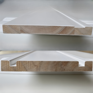 Plinthe en bois prélaqué blanc à jointures à languettes - Product Image 4