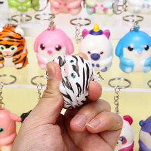 Jouets anti-stress Kawaii à récupération lente, petits animaux en PU souple pour enfants, jouet amusant pour soulager le stress - Product Image 2