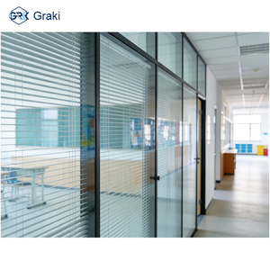 <span class=keywords><strong>Cloison</strong></span> de bureau en aluminium de 90 mm avec un design moderne et une absorption <span class=keywords><strong>acoustique</strong></span> très efficace - Product Image 3