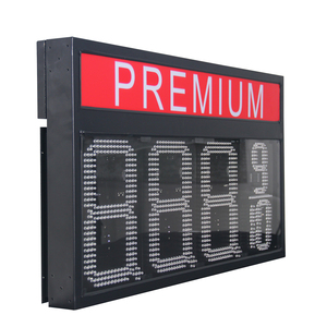 L'écran de <span class=keywords><strong>prix</strong></span> numérique blanc 10 pouces 88.89/10 avec le mot rétro-éclairé «PREMIUM» utilisé dans les stations-service aux États-Unis - Product Image 5
