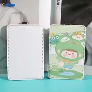 Porta Tarjetas de Identificación Personalizado por Sublimación con Llavero, Porta Tarjetas de Trabajo Portátil para Regalos Promocionales y Pases de Viaje - Product Image 3