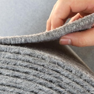 Tissu feutre de coffre de voiture bon marché 21oz 600g polyester tapis marin pour couchette de remorque de bateau, tapis non tissé noir épais, poinçon d'aiguille - Product Image 6