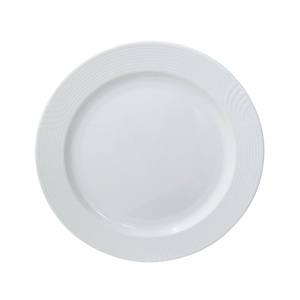 Geniş dekor kenar plakası yeniden kullanılabilir plastik plakalar 11 inç şeffaf beyaz polikarbonat <span class=keywords><strong>SAN</strong></span> <span class=keywords><strong>Tritan</strong></span> plaka olarak - Product Image 3