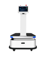 Plateforme de levage robotisée AMR 300 kg pour entrepôt EF80, intégration API Modbus RS485, ascenseur à porte automatique, fournisseur OEM, laser SLAM 5 cm