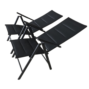 Outdoor Garden 6 Seat Patio <b>Bistro</b> Furniture <b>Table</b> and Chairs Sets - Product Image 3