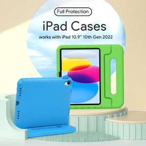 HGD Kids Cute EVA Shockproof Foam Bumper for iPad 10 Generation 10.9 Inch A16 11 Inch <b>Tablet</b> Cover case with Foldable Kickstand - Product Image 2