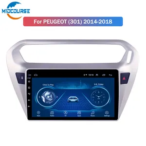 Car Radio For peugeot 301 citroen elysee 2014-2018 Android 10 HD 9 inch GPS Navigation Multimedia Player(f96f64f6)