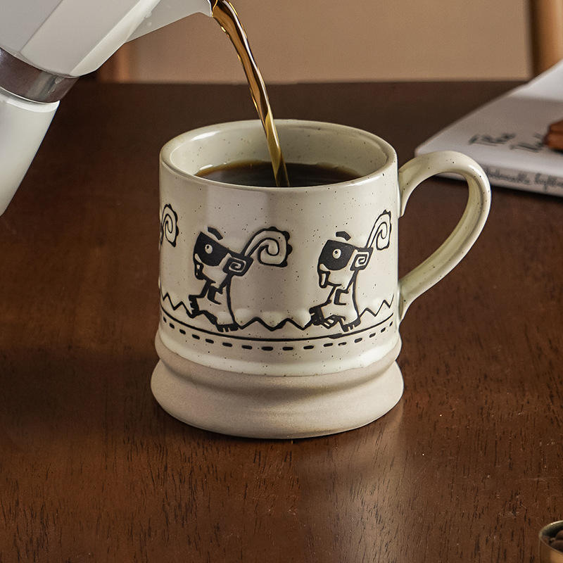 Tasse en terre cuite anglaise Barrier Beast