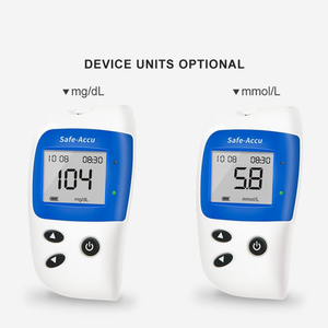 Tiras reactivas de glucosa en sangre Sinocare al por mayor, kit de glucómetro Safe Accu 2 con sensor de glucosa para uso doméstico - Product Image 4