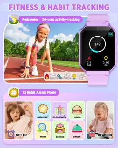 Kinder Smart Armband Kinder Gaming Smartwatch für Mädchen Pink Touch Neue Kinder Smart Watch Für Kinder mit 26 Spielen