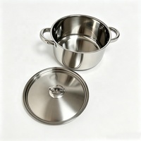 Set Panci Masak Mewah Kustom dengan Gagang Stainless Steel, Anti Lengket, Induksi, Modern, Unik, dan Berkualitas Tinggi