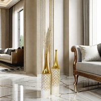 Grand vase de sol en métal décoratif, style ferme, doré, pour la maison, la décoration florale, le salon, les mariages, vente en gros