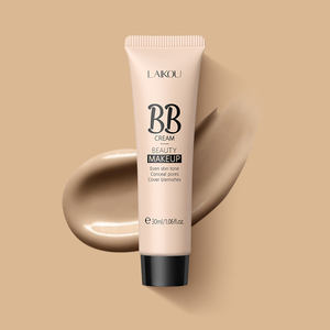 Crème <span class=keywords><strong>BB</strong></span> imperméable LAIKOU, fond <span class=keywords><strong>de</strong></span> <span class=keywords><strong>teint</strong></span> liquide longue durée, éclaircissant, base <span class=keywords><strong>de</strong></span> maquillage, cosmétique, couvre les imperfections, 30g - Product Image 5