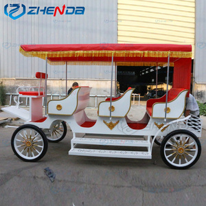 Carruaje de Caballos Eléctrico de Lujo Clásico con Batería, 9 Asientos, para Bodas y Alquiler Turístico - Product Image 4