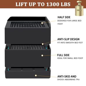 029-C009 Vente chaude : Patins <span class=keywords><strong>de</strong></span> meubles silencieux en feutre <span class=keywords><strong>de</strong></span> haute qualité, réglables, en plastique, pour canapé-<span class=keywords><strong>lit</strong></span> - Product Image 2