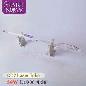 Startnow 50W 이산화탄소 레이저 관 1000mm 직경 50mm 60W 유리관 레이저 절단기