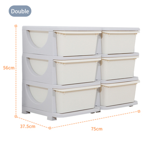 Étagère à jouets en plastique pour enfants <span class=keywords><strong>de</strong></span> haute qualité Armoire à vêtements pour bébé avec supports <span class=keywords><strong>de</strong></span> <span class=keywords><strong>rangement</strong></span> Étagères pour salon - Product Image 6