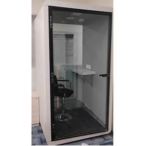 Oferta Especial en Cabina Acústica Insonorizada Nexo de un Solo Asiento para Trabajo Privado, Videollamadas y Reuniones Disponible para la Venta - Product Image 3