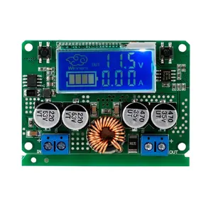 7A DC 60V Adjustable Step-Down Regulator NC Power Supply Module Current Voltage Meter LCD Display(With Case)