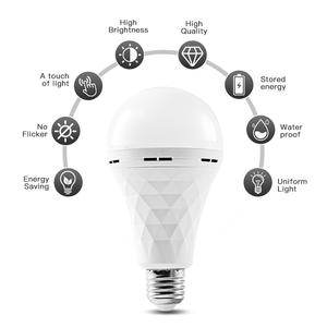 Yüksek Kaliteli Şarj Edilebilir A60 IP65 Acil Durum LED Ampulü 7W 6500K 85-265V E27 Duylu 2 Saat Acil Durum Aydınlatması - Product Image 5