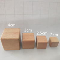 Bloques de construcción de madera de haya creativos personalizados Juguete educativo moderno de bricolaje en varias formas y tamaños