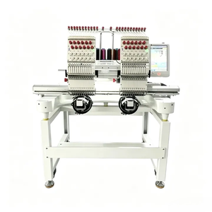 Máquina <span class=keywords><strong>de</strong></span> Bordar Computarizada Industrial Digital Automática <span class=keywords><strong>de</strong></span> 2 Cabezas con 12/15 Agujas para Gorras Planas, Prendas <span class=keywords><strong>de</strong></span> Vestir y Camisetas - Product Image 5