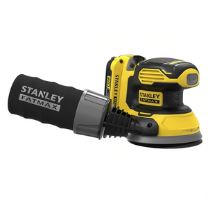 Lijadora Orbital Aleatoria Inalámbrica Stanley Fatmax de 120 mm, Herramienta de Lijado a Batería de 20 V Máx. para Acabado de Madera y Metal - Product Image 2