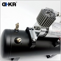 Compresseur d'air DHKA neuf 12V 6L avec filtre en fer, pressostat 120-150 PSI et 20 ampères pour klaxon pneumatique AS191A