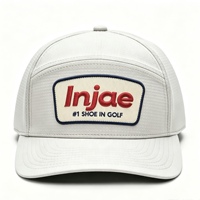 Gorra de Golf Personalizada de 7 Paneles, Transpirable, con Logotipo en Parche, Visera Curva, Ajustable, con Cierre a Presión, para Deportes al Aire Libre, para Amantes del Golf