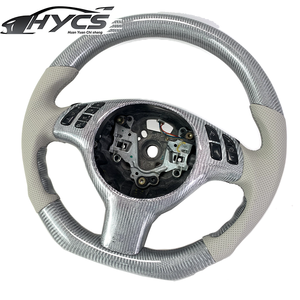 لسيارات بي ام دبليو M3M4 E46 E53 E36 E39 E81 E87 E91 E92 330CI 325I <span class=keywords><strong>M</strong></span> رياضية من ألياف الكربون إكسسوارات سيارات جلدية داخلية - Product Image 6