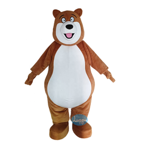Costume mascotte <span class=keywords><strong>orso</strong></span> <span class=keywords><strong>Masha</strong></span> marrone adulto - Product Image 4