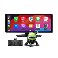 Écran multimédia universel pour voiture de 10,25 pouces avec CarPlay sans fil, Android Auto, système Android, navigation GPS, écran partagé, caméra embarquée