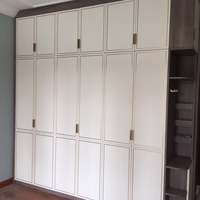 Armoire avec tiroirs à fermeture douce, minimaliste, en MDF blanc, dressing, teck ivoire, style victorien